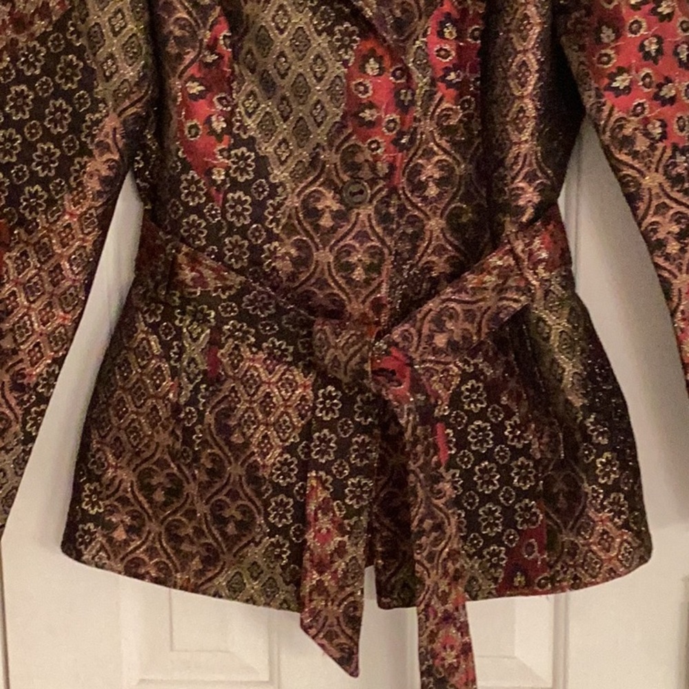Cache Rare Vintage Multicolor Metallic Jacket - Picture 3 of 14